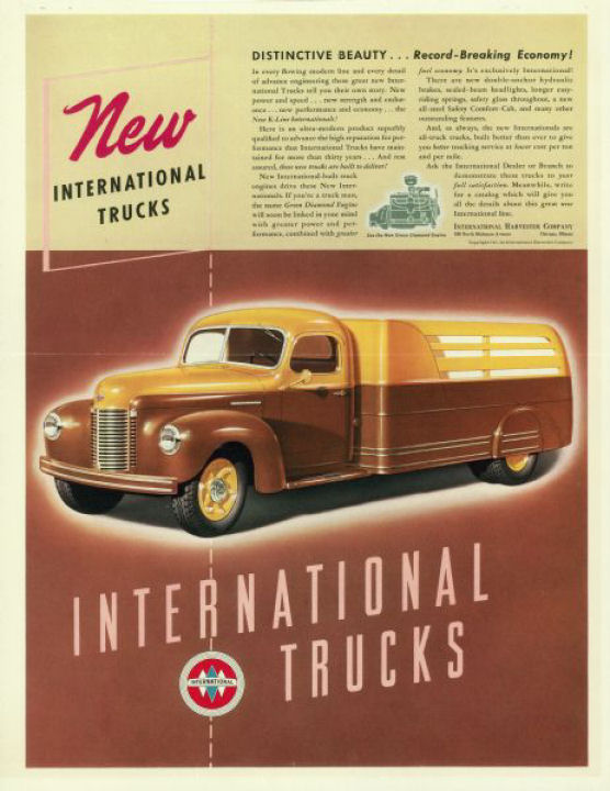 1941 International Auto Advertising